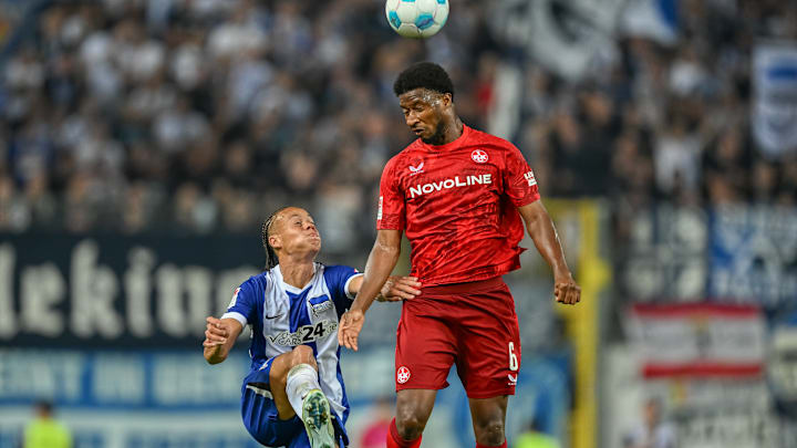 Almamy Toure (hier beim Kopfball) muss den FCK wohl verlassen