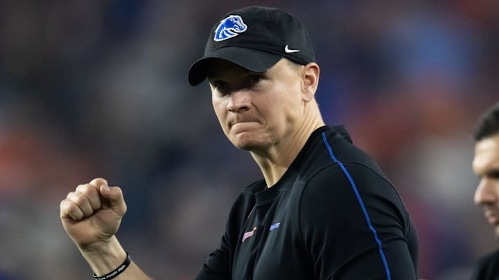 Boise State Broncos head coach Spencer Danielson.