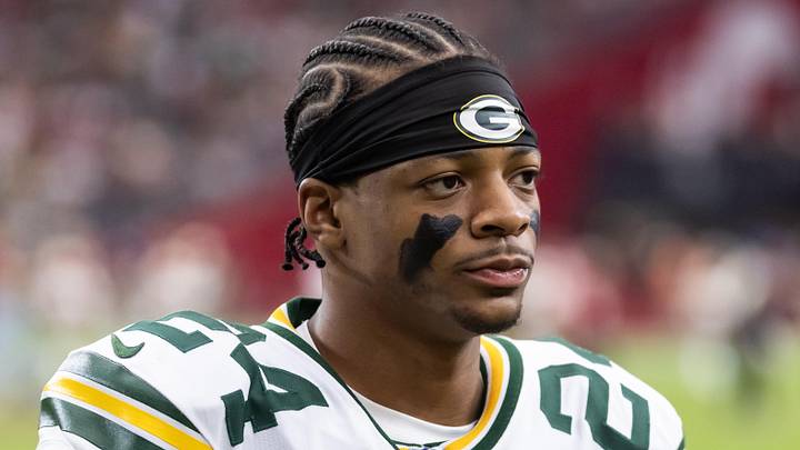 Green Bay Packers cornerback Carrington Valentine Green Bay Packers cornerback Carrington Valentine