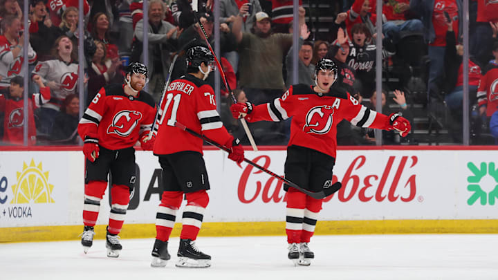New Jersey Devils center Jack Hughes (86) celebrates his goal: Ed Mulholland-Imagn Images New Jersey Devils center Jack Hughes (86) celebrates his goal: Ed Mulholland-Imagn Images