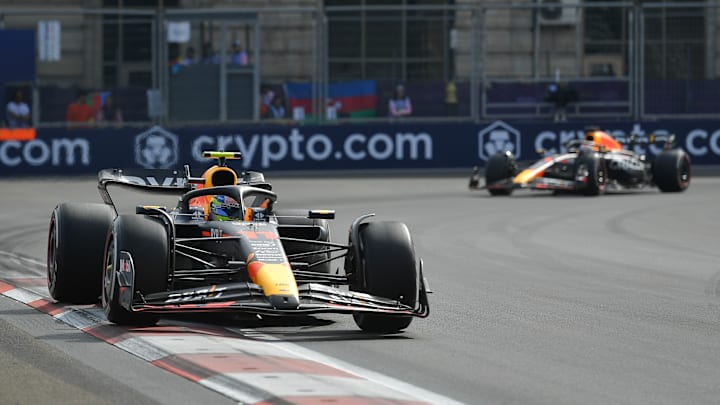 Sergio Perez, Max Verstappen, Red Bull, Baku City Circuit, Azerbaijan Grand Prix, Formula 1