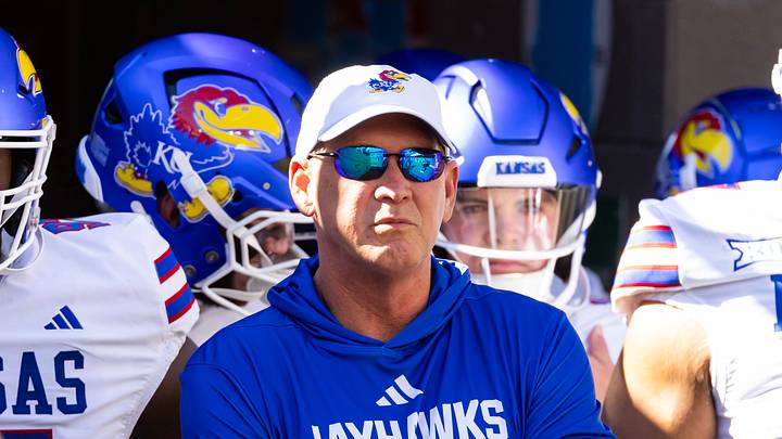 Kansas Jayhawks head coach Lance Leipold Kansas Jayhawks head coach Lance Leipold