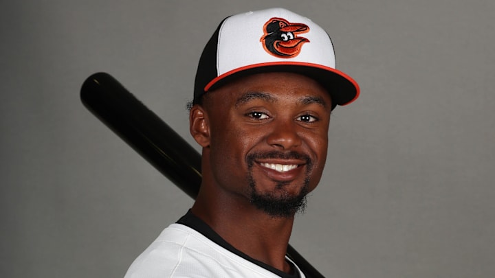 Feb 19, 2025; Sarasota, FL, USA; Baltimore Orioles outfielder Enrique Bradfield Jr (89) poses for photo during media day at Ed Smith Stadium. Mandatory Credit: Kim Klement Neitzel-Imagn Images Feb 19, 2025; Sarasota, FL, USA; Baltimore Orioles outfielder Enrique Bradfield Jr (89) poses for photo during media day at Ed Smith Stadium. Mandatory Credit: Kim Klement Neitzel-Imagn Images