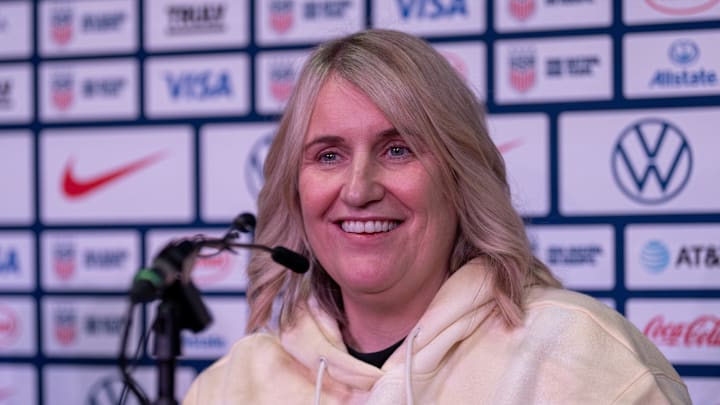 USWNT manager Emma Hayes USWNT manager Emma Hayes