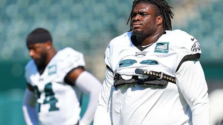 James Bradberry (L), Jordan Davis (R), Philadelphia Eagles
