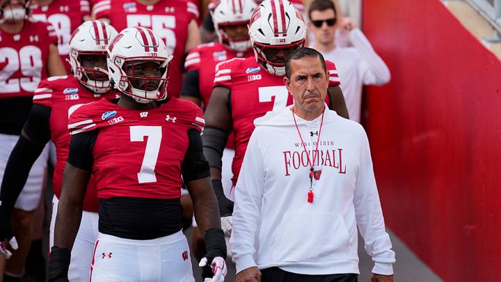 Wisconsin Badgers head coach Luke Fickell. Wisconsin Badgers head coach Luke Fickell.