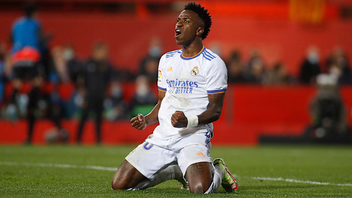 Vinicius Jr é o atual vice-artilheiro de LaLiga, com 14 gols