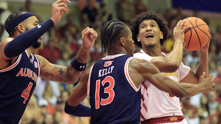Auburn's Johni Broome (4) and Miles Kelly have led the Tigers to the Final Four where they play Florida in the NCAA Tournament this Saturday. 