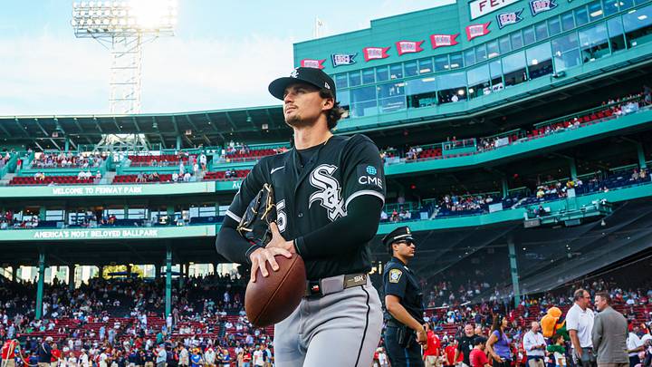 Aug 4, 2026; Boston, Massachusetts, USA; Chicago White Sox pitcher Davis Martin (65) walks to the bullpen before the start of the game against the Boston Red Sox at Fenway Park. Mandatory Credit: David Butler II-Imagn Images