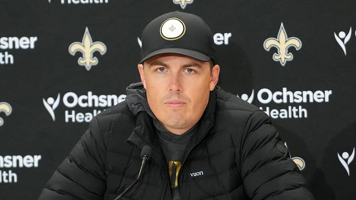 New Orleans Saints coach Kellen Moore New Orleans Saints coach Kellen Moore