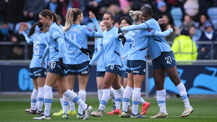 Manchester City are second in the WSL standings