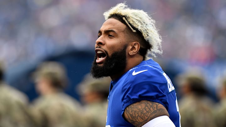ex-New York Giants wide receiver Odell Beckham Jr. ex-New York Giants wide receiver Odell Beckham Jr.