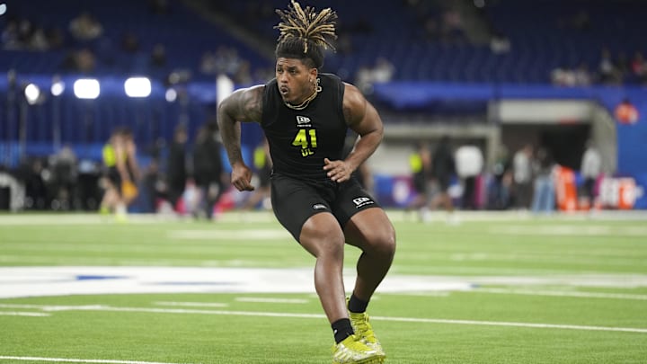 Texas A&M defensive lineman Cashius Howell.