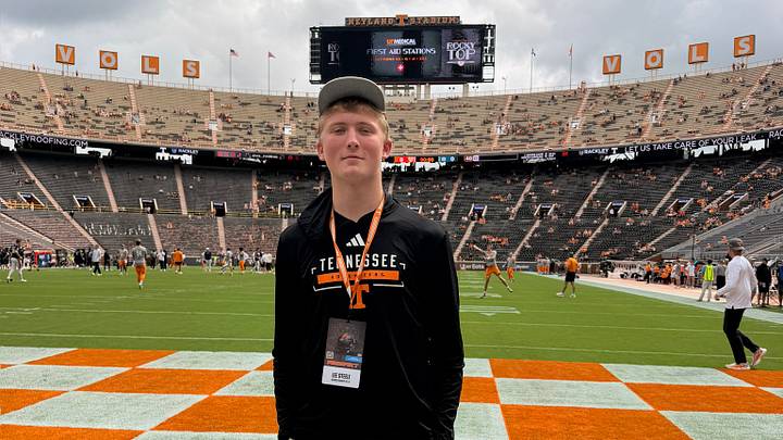 2028 Orange Beach (AL) four-star TE Lee Steele visits Tennessee football. 2028 Orange Beach (AL) four-star TE Lee Steele visits Tennessee football.