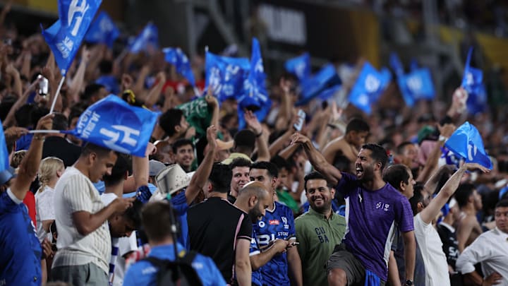 Al Hilal supporters traveled to Orlando to see the Saudi Pro League runners-up take on Manchester City.