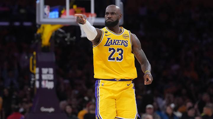Los Angeles Lakers forward LeBron James.