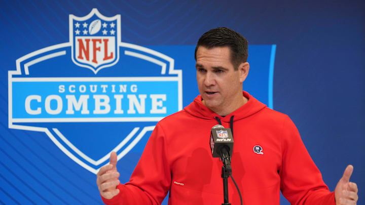 New York Giants general manager Joe Schoen spoke Tuesday morning at the NFL Scouting Combine. New York Giants general manager Joe Schoen spoke Tuesday morning at the NFL Scouting Combine.