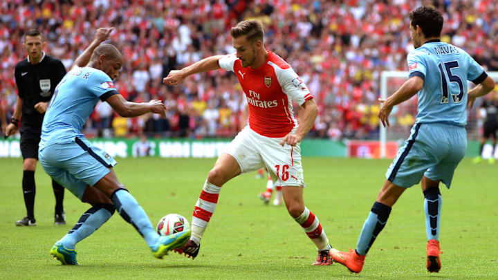 Arsenal and Manchester City met in the 2014 Community Shield