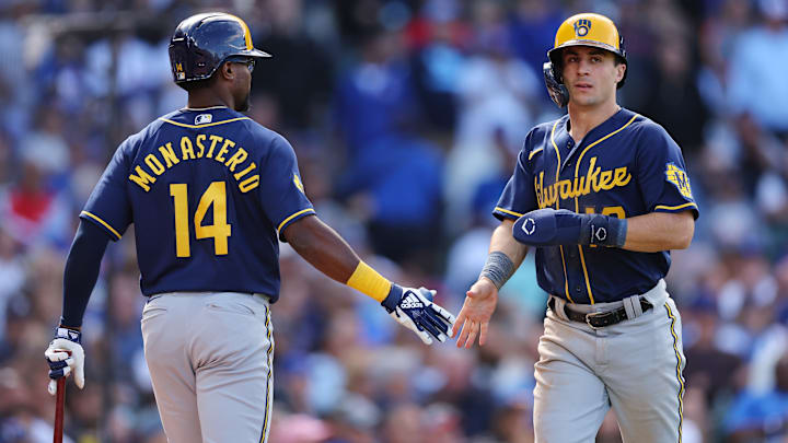 Andruw Monasterio and Sal Frelick, Milwaukee Brewers