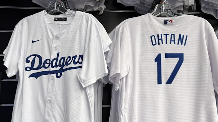 Los Angeles Dodgers showcase Shohei Ohtani merchandise