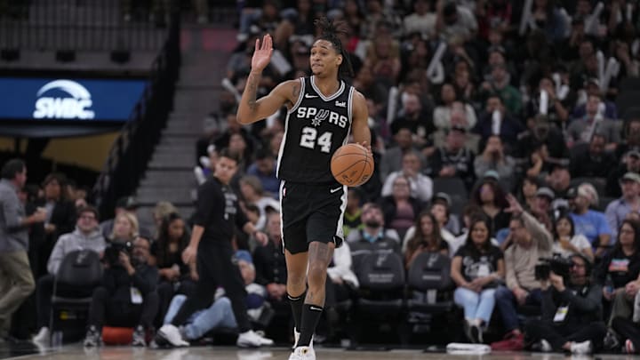 San Antonio Spurs guard Devin Vassell.
