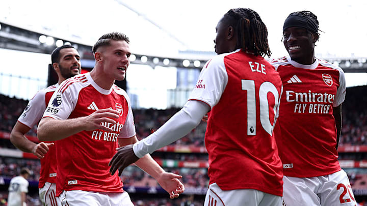 Arsenal rolled in the Premier League on Saturday.