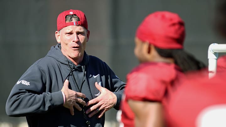 Oklahoma coach Brent Venables Oklahoma coach Brent Venables