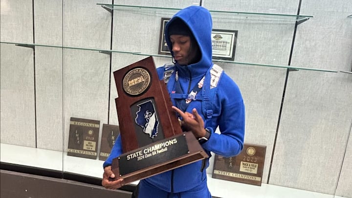 Keylan LaGrant Celebrates State Championship