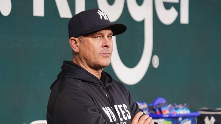 New York Yankees manager Aaron Boone.