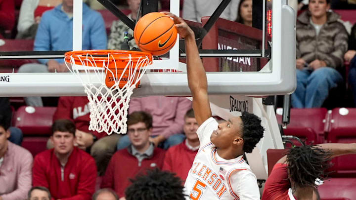 Clemson freshman Zac Foster (5) tore his ACL in December, not playing in conference play this season. Clemson freshman Zac Foster (5) tore his ACL in December, not playing in conference play this season.