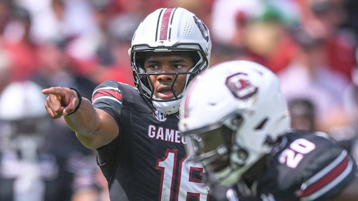 South Carolina football quarterback LaNorris Sellers