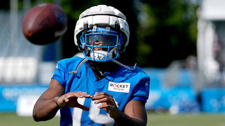 Detroit Lions wide receiver Donovan Peoples-Jones. Detroit Lions wide receiver Donovan Peoples-Jones.