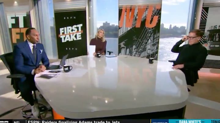 Mark Cuban appeared on ‘First Take’ the same day Jerry Jones had a contentious local radio appearance. 