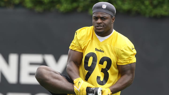 Pittsburgh Steelers linebacker Mark Robinson (93)