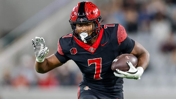 San Diego State Aztecs running back Lucky Sutton.