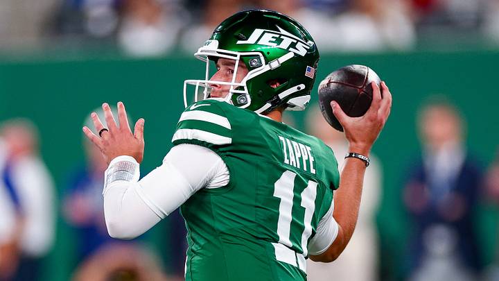 New York Jets quarterback Bailey Zappe New York Jets quarterback Bailey Zappe