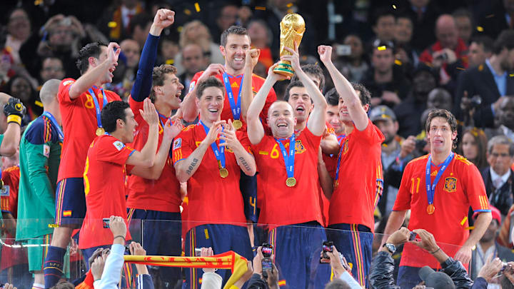 España ganó el Mundial de Sudáfrica 2010. España ganó el Mundial de Sudáfrica 2010.