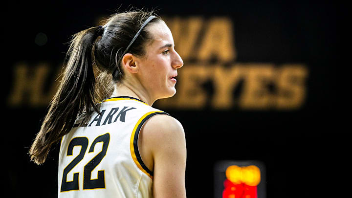 Iowa guard Caitlin Clark on Dec. 18, 2021.