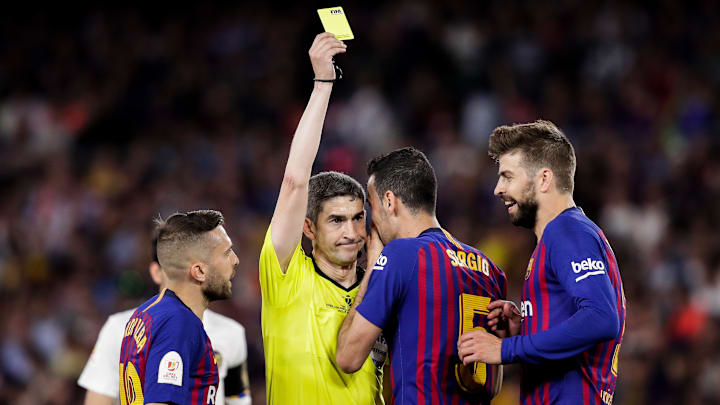 Jordi Alba, Sergio Busquets et Gerard Piqué