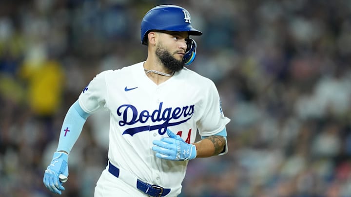 Los Angeles Dodgers center fielder Andy Pages.