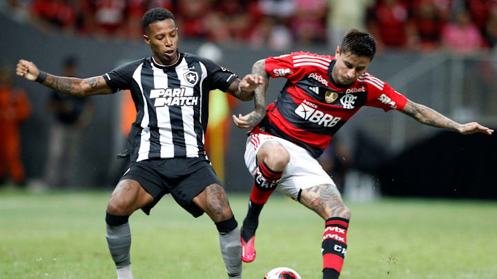 Botafogo e Flamengo, pelo Carioca 2023, foi no Mané Garrincha
