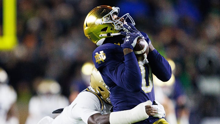 Notre Dame wide receiver Malachi Fields