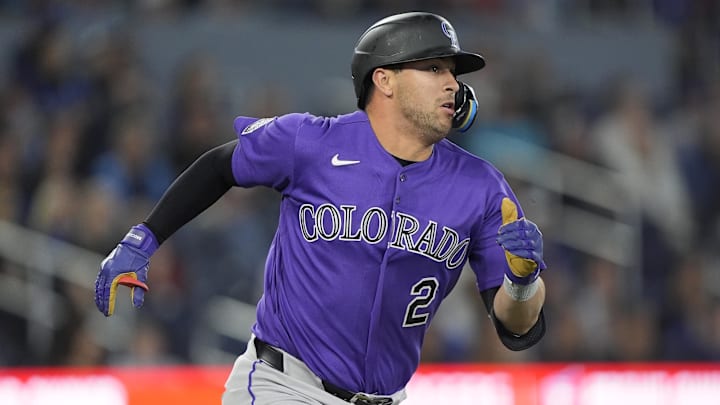 Colorado Rockies right fielder Tyler Freeman.