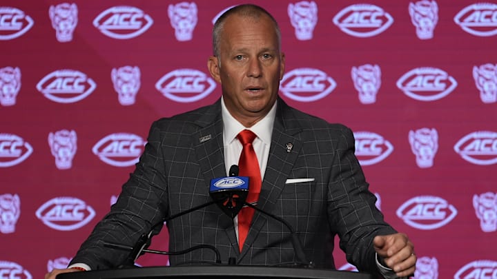 NC State football head coach Dave Doeren