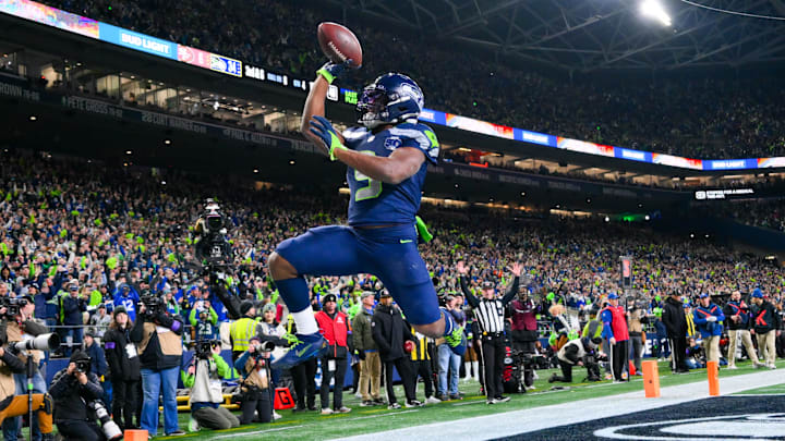 The Seattle Seahawks and running back Kenneth Walker III are favored in the NFC title game.