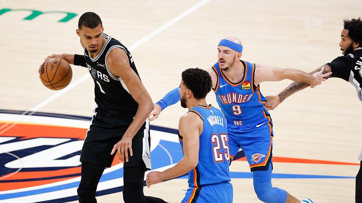 San Antonio Spurs center Victor Wembanyama is a solid prop target in Game 2. 