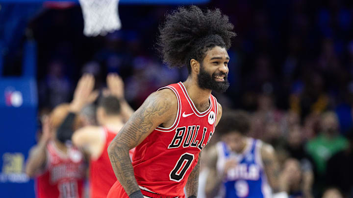 Chicago Bulls guard Coby White.