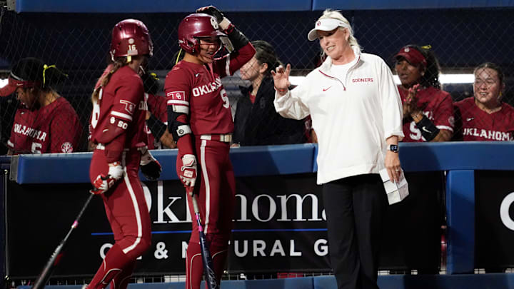 Oklahoma coach Patty Gasso talks Ailana Agbayani and Abigale Dayton