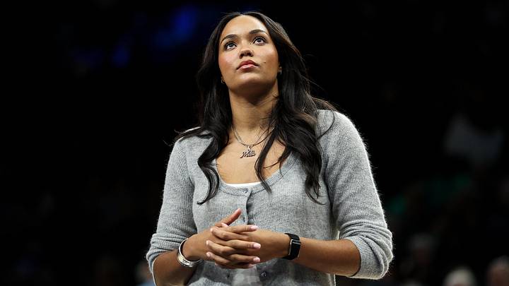 May 9, 2026; Minneapolis, Minnesota, USA; Minnesota Lynx forward Napheesa Collier (24) looks on before the second half against the Atlanta Dream at Target Center. Mandatory Credit: Matt Krohn-Imagn Images