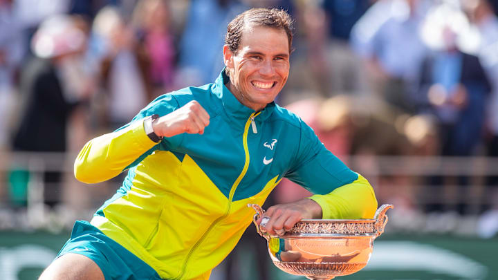 Rafael Nadal ganó el Roland Garros de 2022, pero se bajó de la participación este año